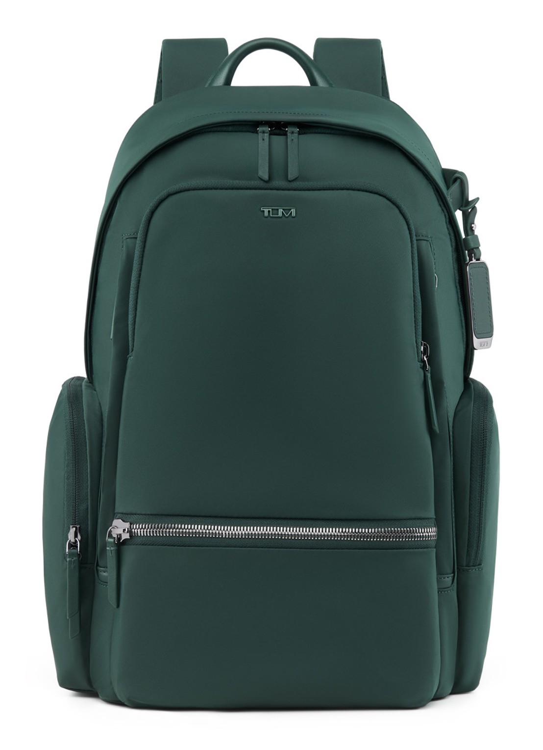 TUMI Celina rugzak met 16 inch laptopvak - voorkant 4 donkergroen