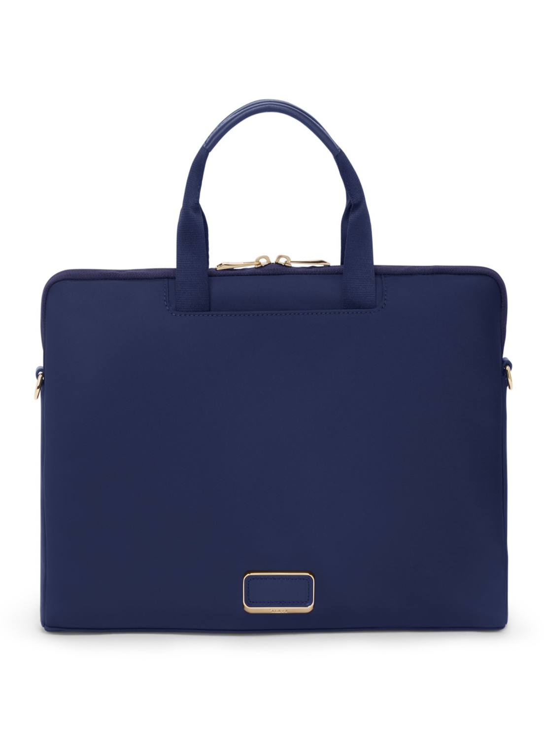 TUMI Dakota laptoptas met afneembare schouderriem - detail indigo