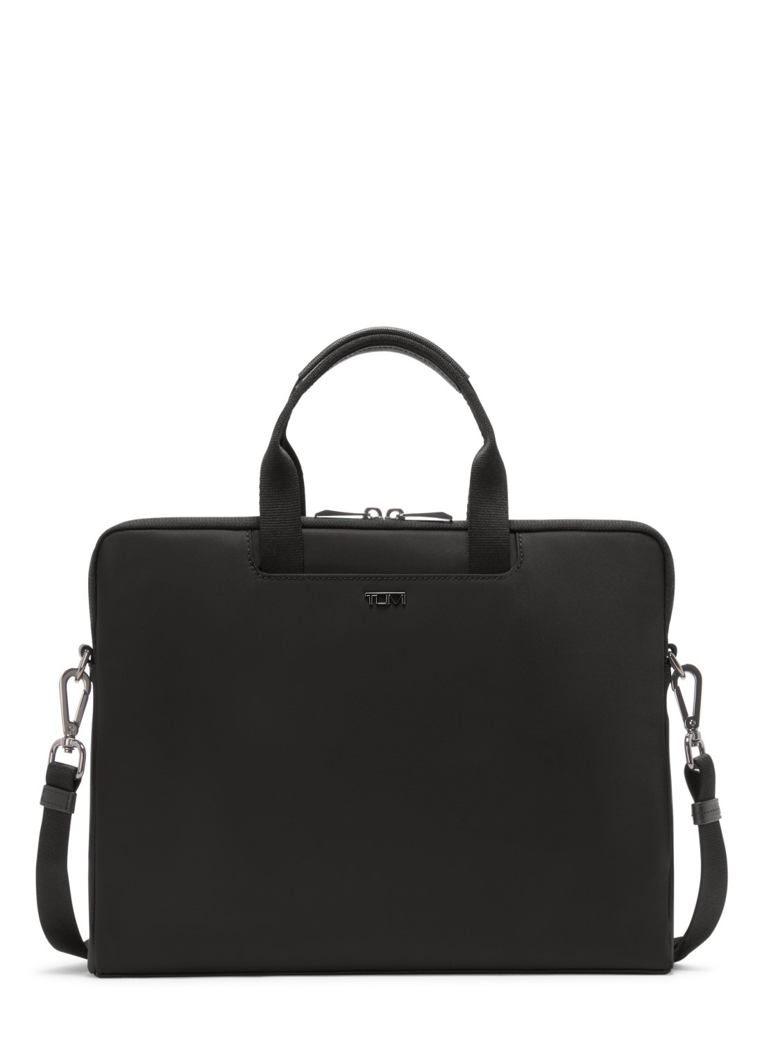TUMI Dakota laptoptas met afneembare schouderriem - voorkant 2 zwart