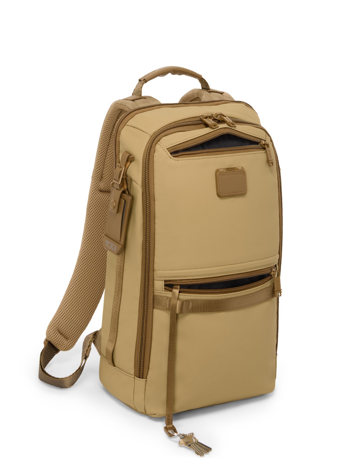 TUMI Dynamic rugzak met 16 inch laptopvak - achterkant 5 khaki
