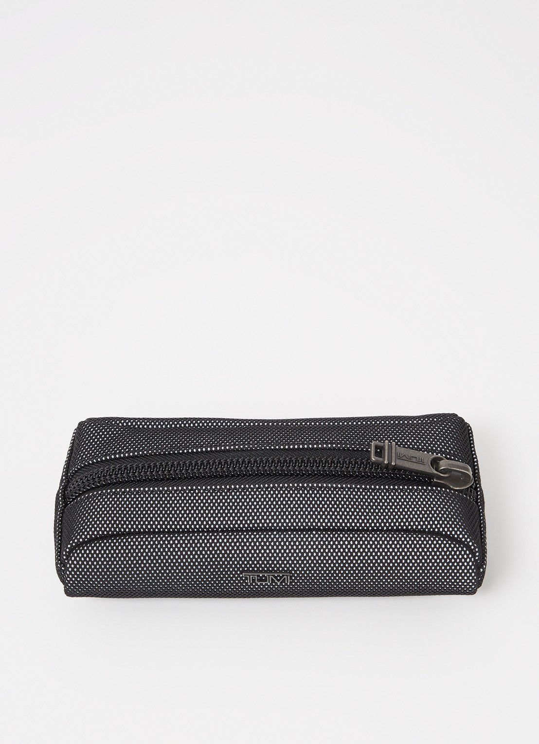 TUMI Etui met logo - voorkant 2 donkergrijs
