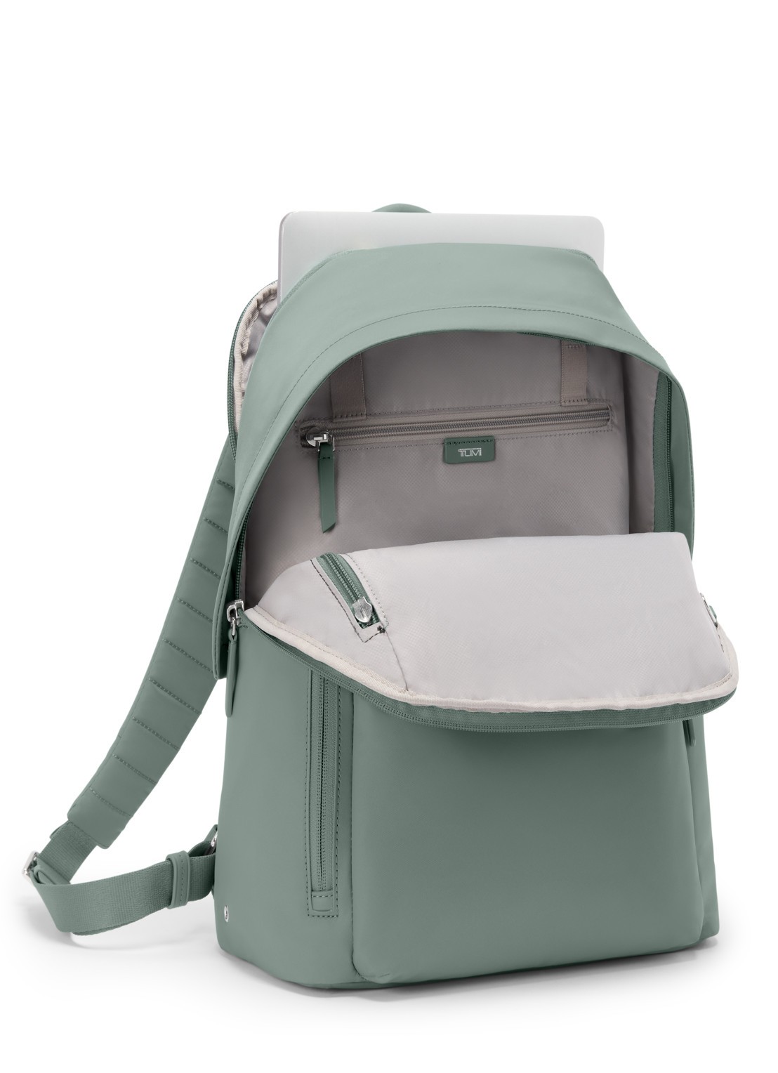 TUMI Halsey rugzak met 14 inch laptopvak - achterkant 2 groen