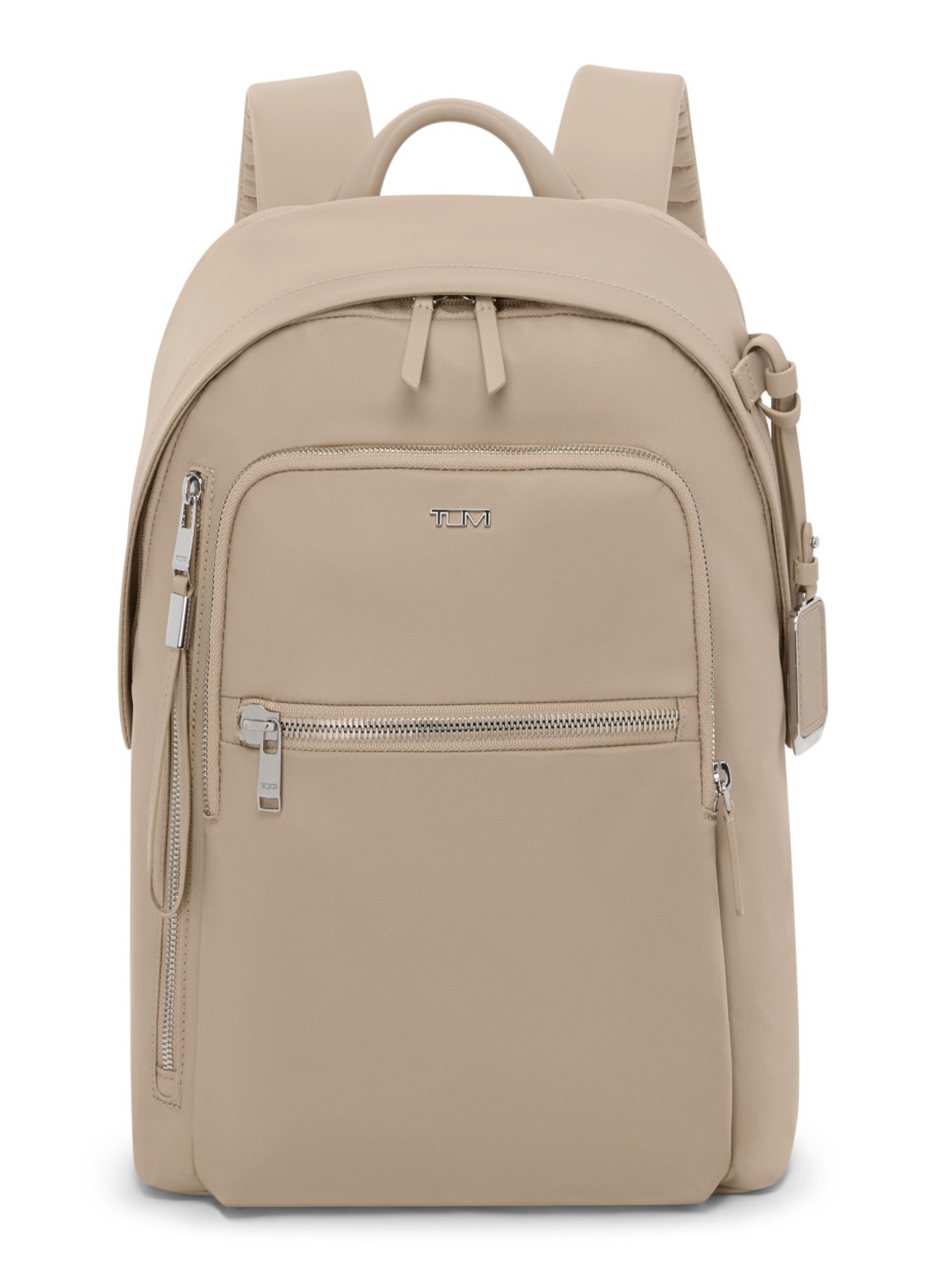 TUMI Halsey rugzak met 14 inch laptopvak - voorkant beige