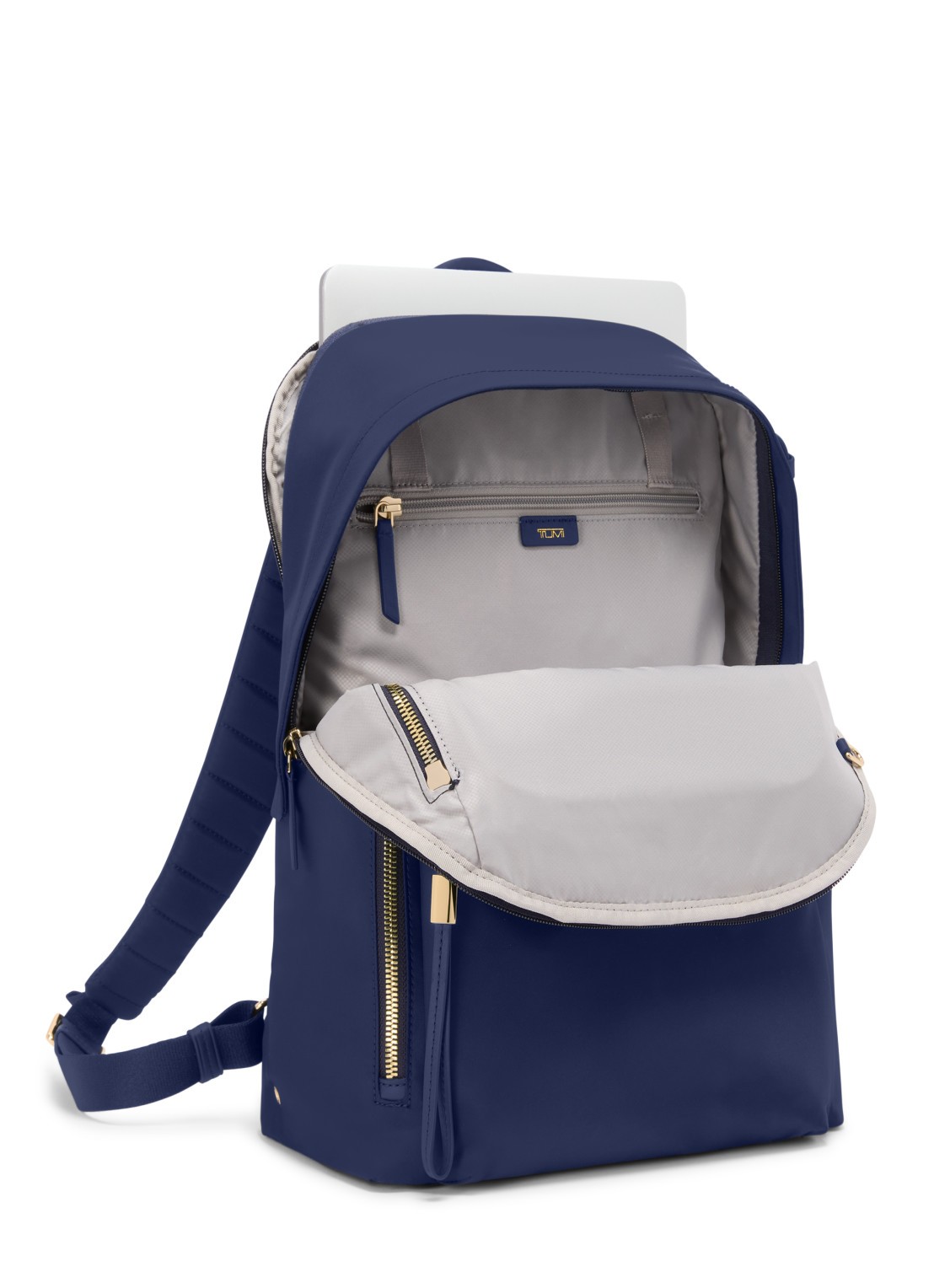TUMI Halsey rugzak met 14 inch laptopvak - achterkant 3 indigo