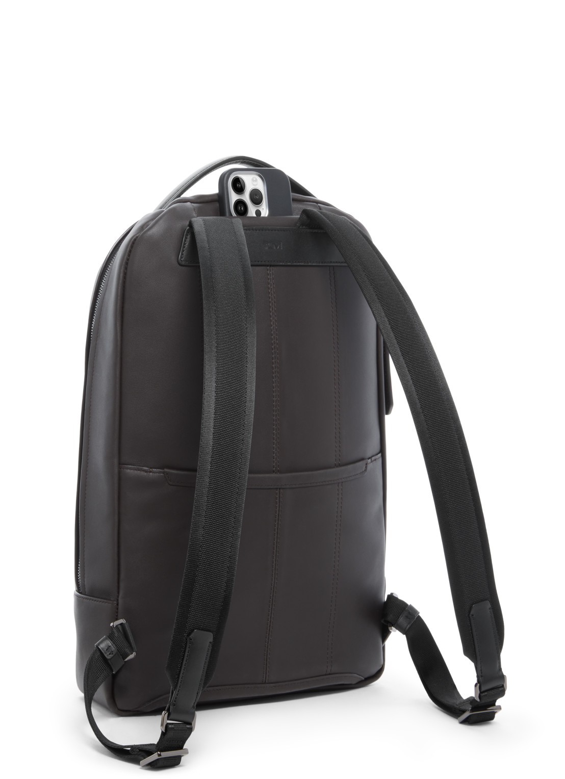 TUMI Harrison Bradner rugzak met 14 inch laptopvak - unisex - detail 4 donkerbruin