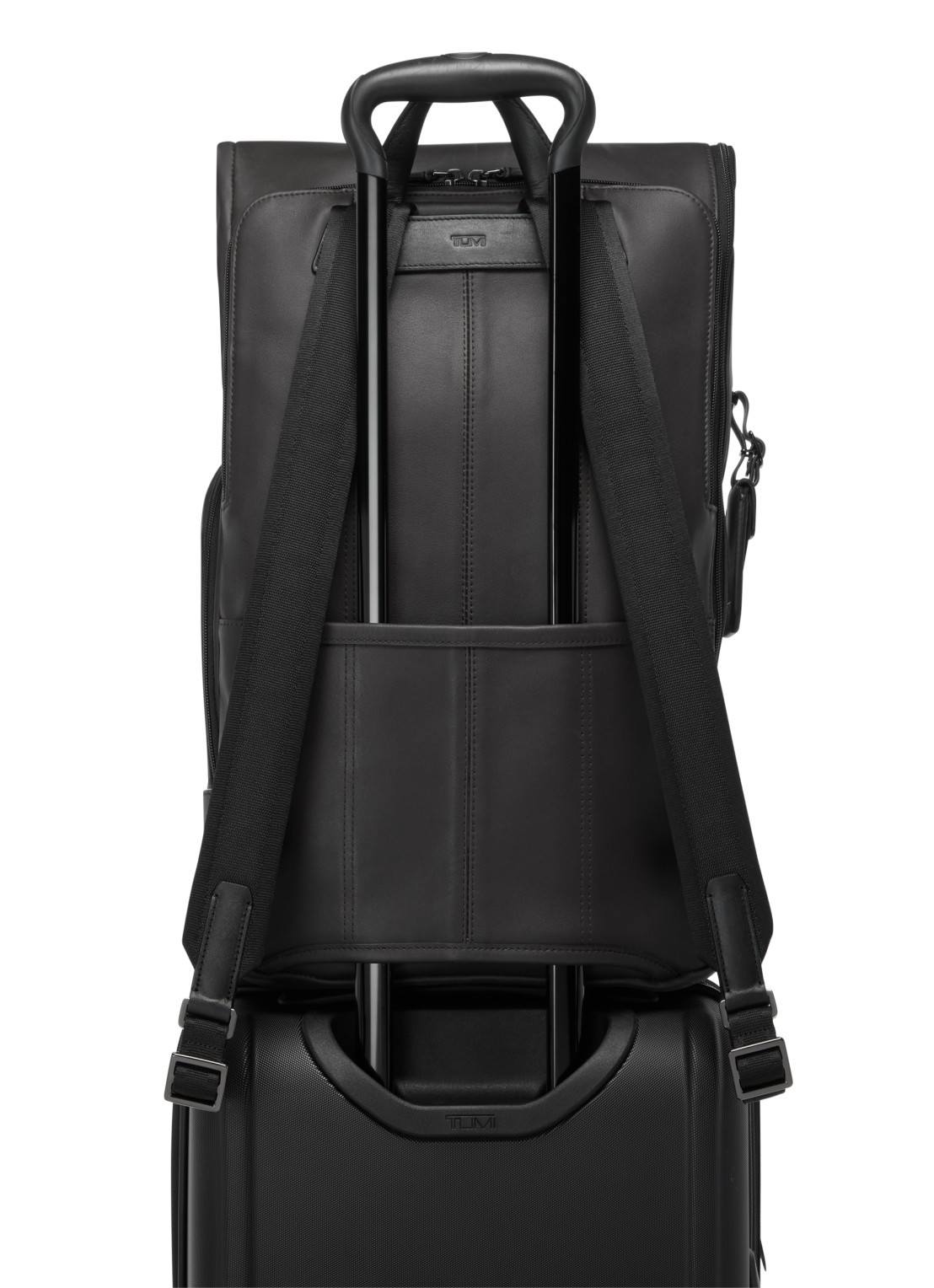 TUMI Harrison Osborn rugzak met 15 inch laptopvak - unisex - detail 4 donkerbruin