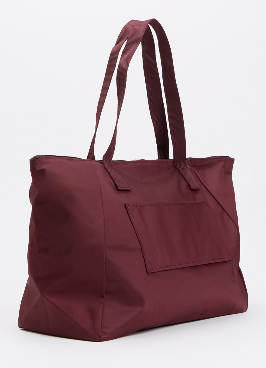 TUMI Just In Case Medium schoudertas met uitneembare etui - achterkant 7 bordeauxrood