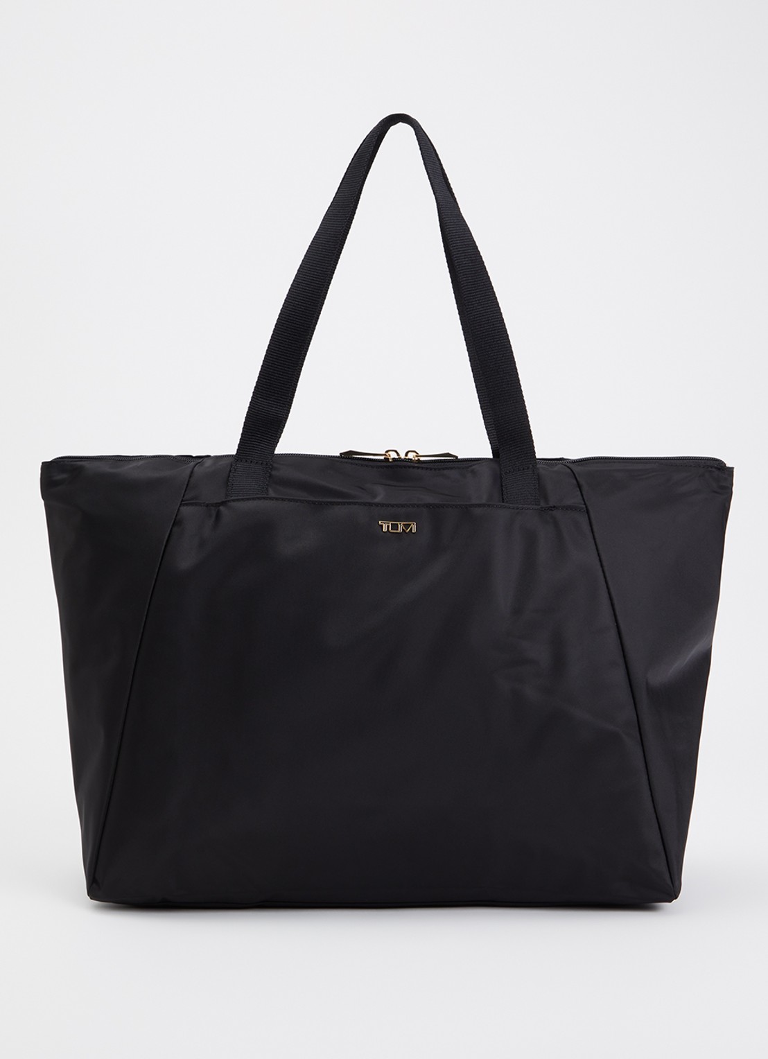 TUMI Just In Case Medium schoudertas met uitneembare etui - voorkant zwart