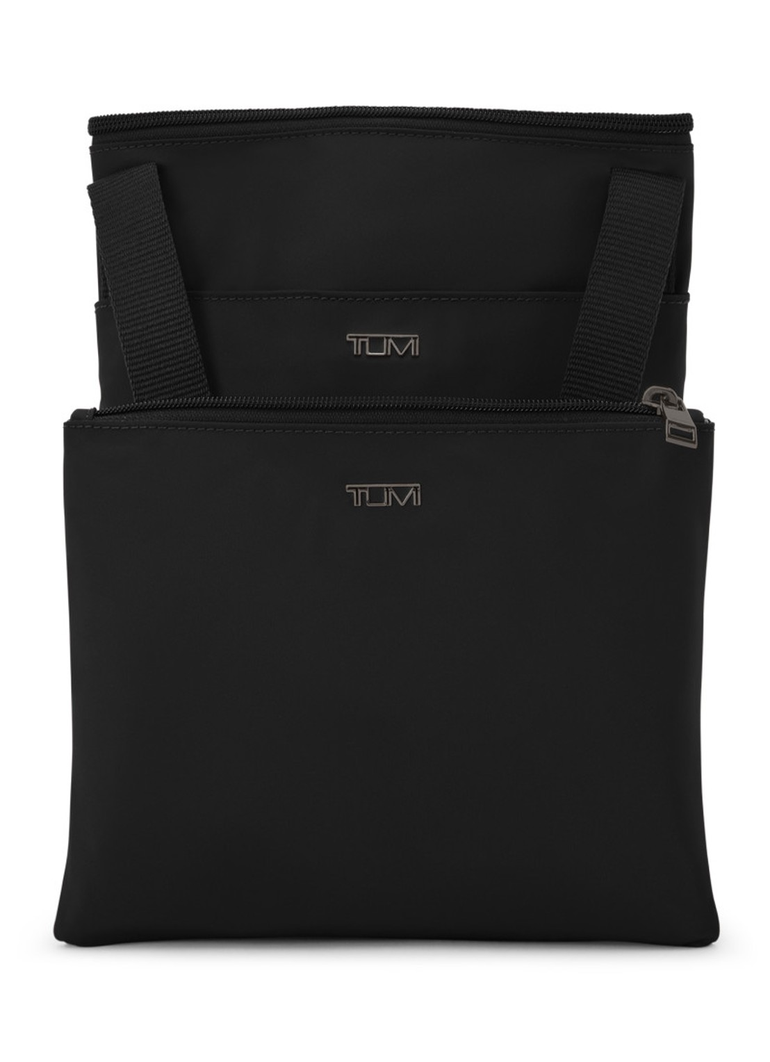 TUMI Just In Case Medium schoudertas met uitneembare etui - detail 4 antraciet