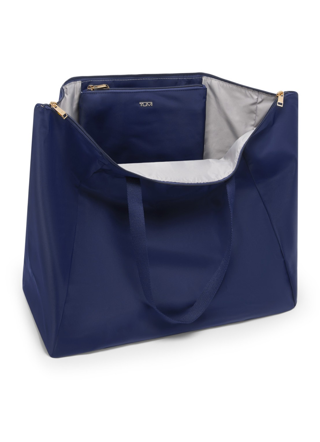 TUMI Just In Case schoudertas met uitneembaar etui - voorkant 5 indigo