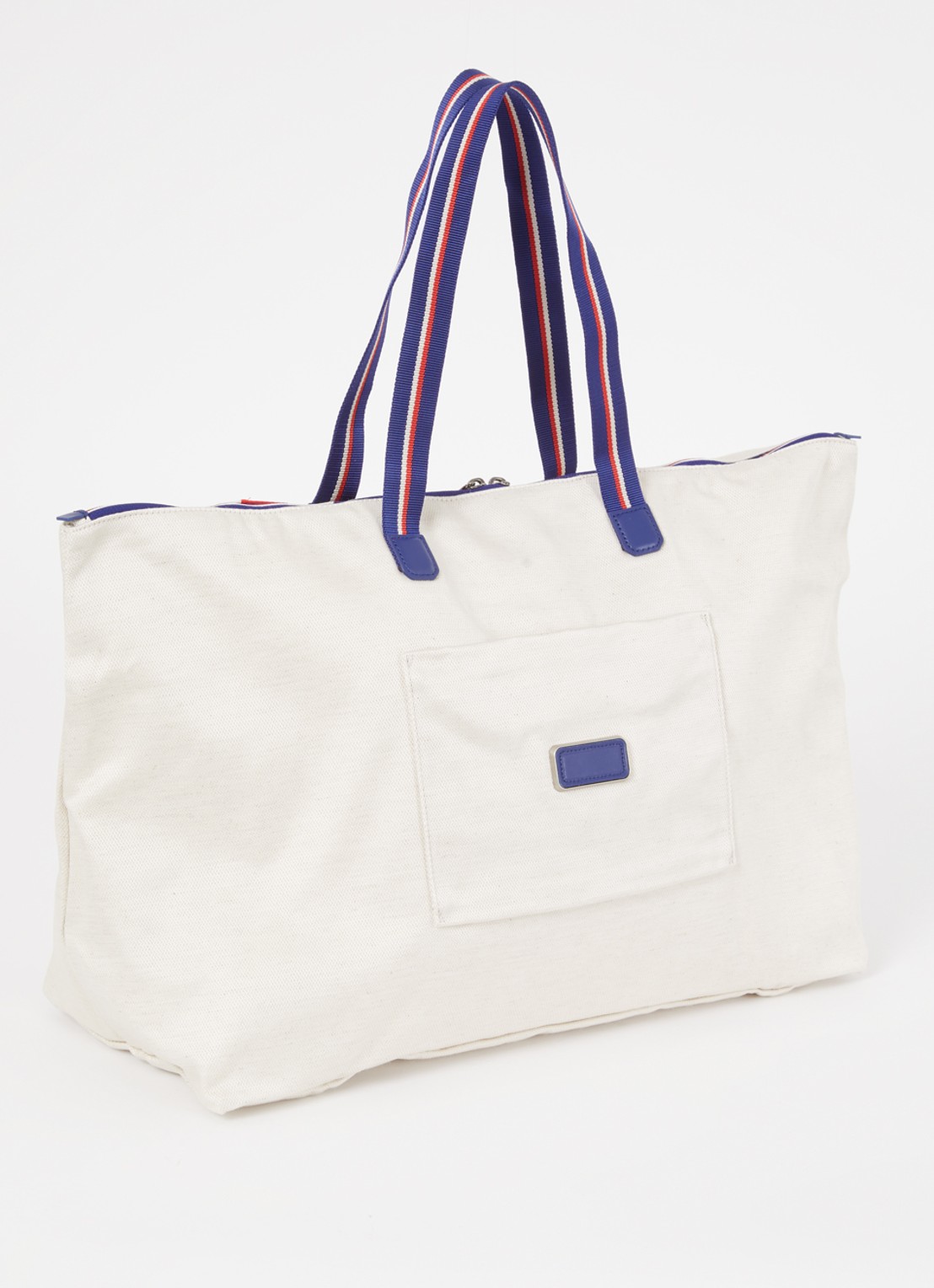 TUMI Just In Case shopper met logo - achterkant 2 gebroken wit