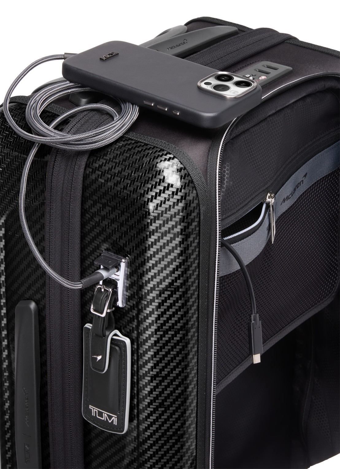 TUMI McLaren spinner 56 cm - detail 3 donkerblauw