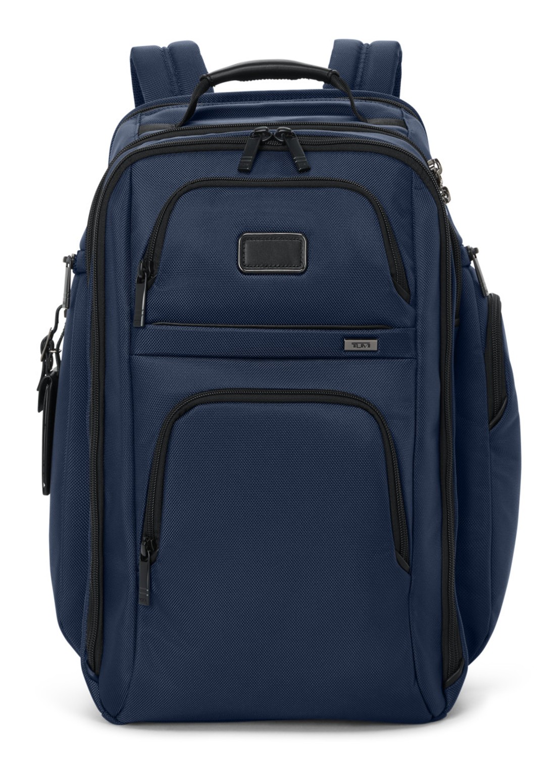 TUMI Packing rugzak met 16 inch laptopvak - voorkant donkerblauw