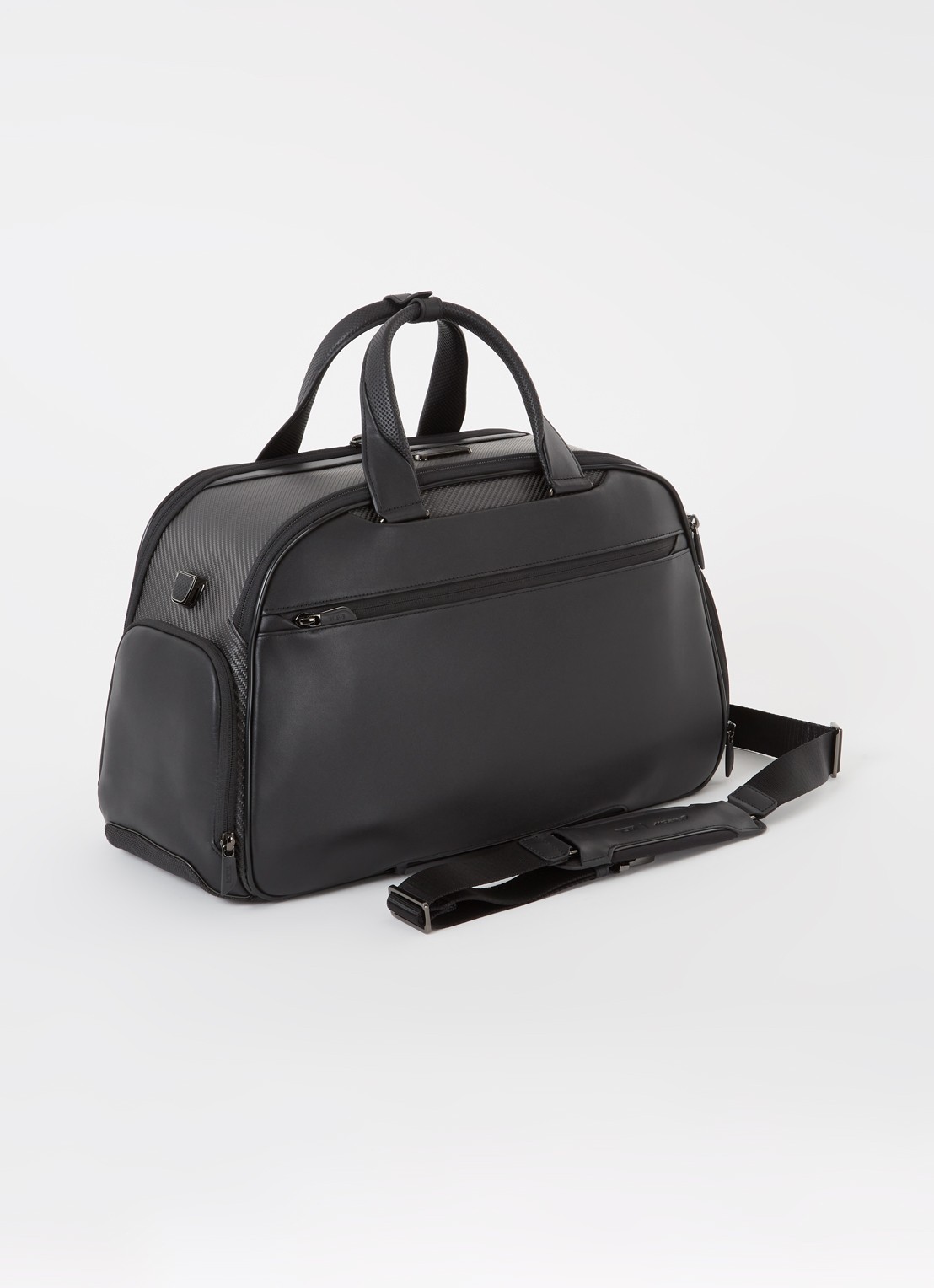 TUMI Quantum McLaren handtas met afneembare schouderriem  - achterkant zwart