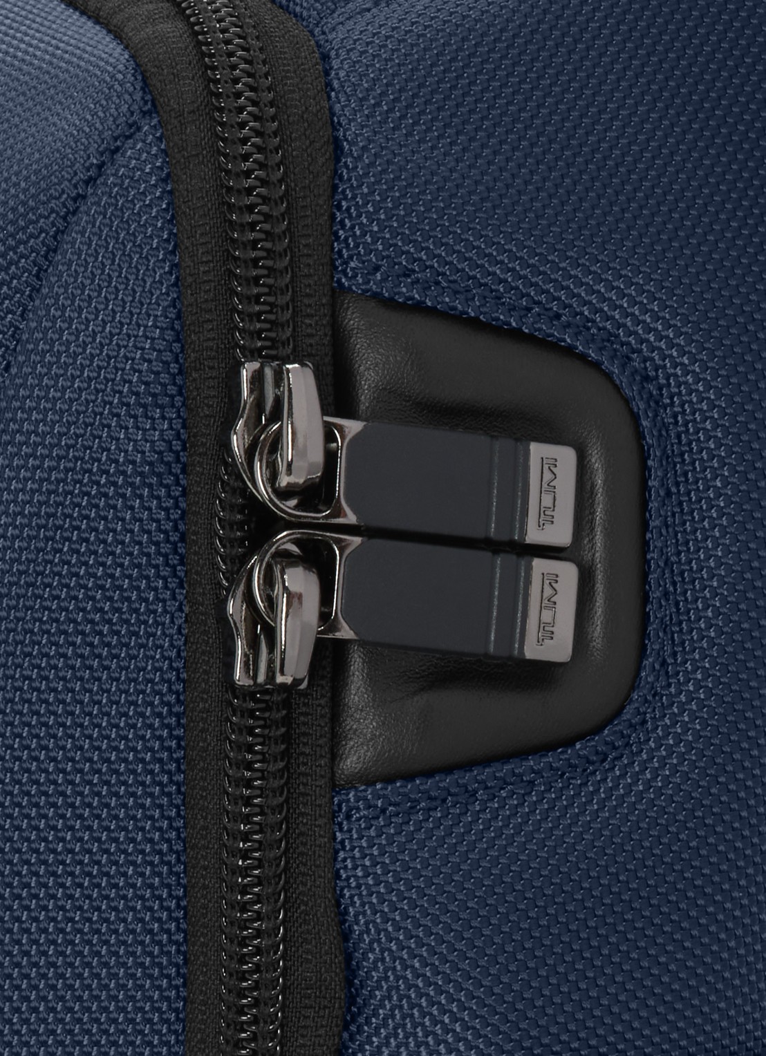TUMI Rugzak met leren details en 16 inch laptopvak - detail 7 donkerblauw