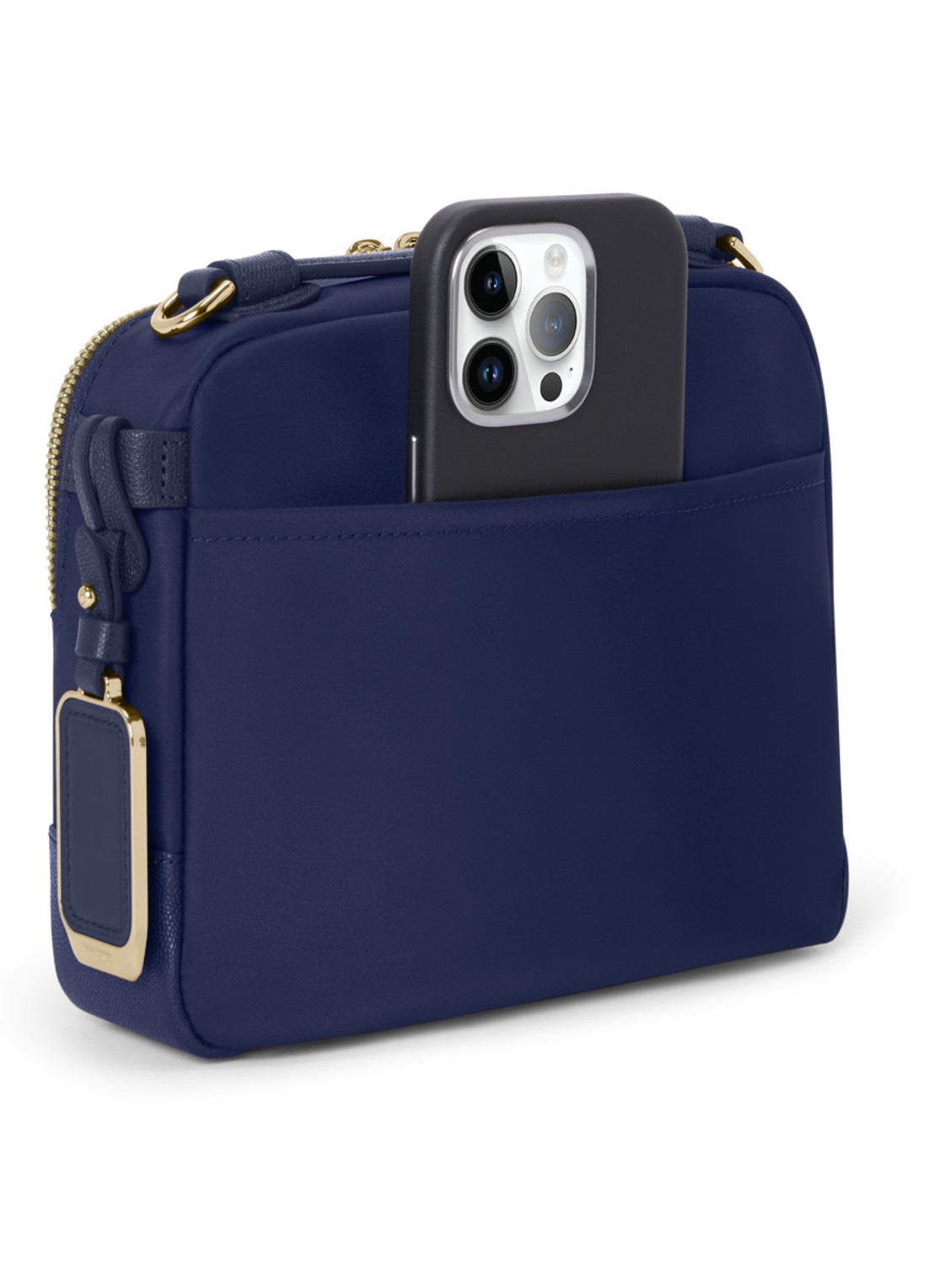 TUMI Teghan crossbodytas met leren details - detail 5 indigo