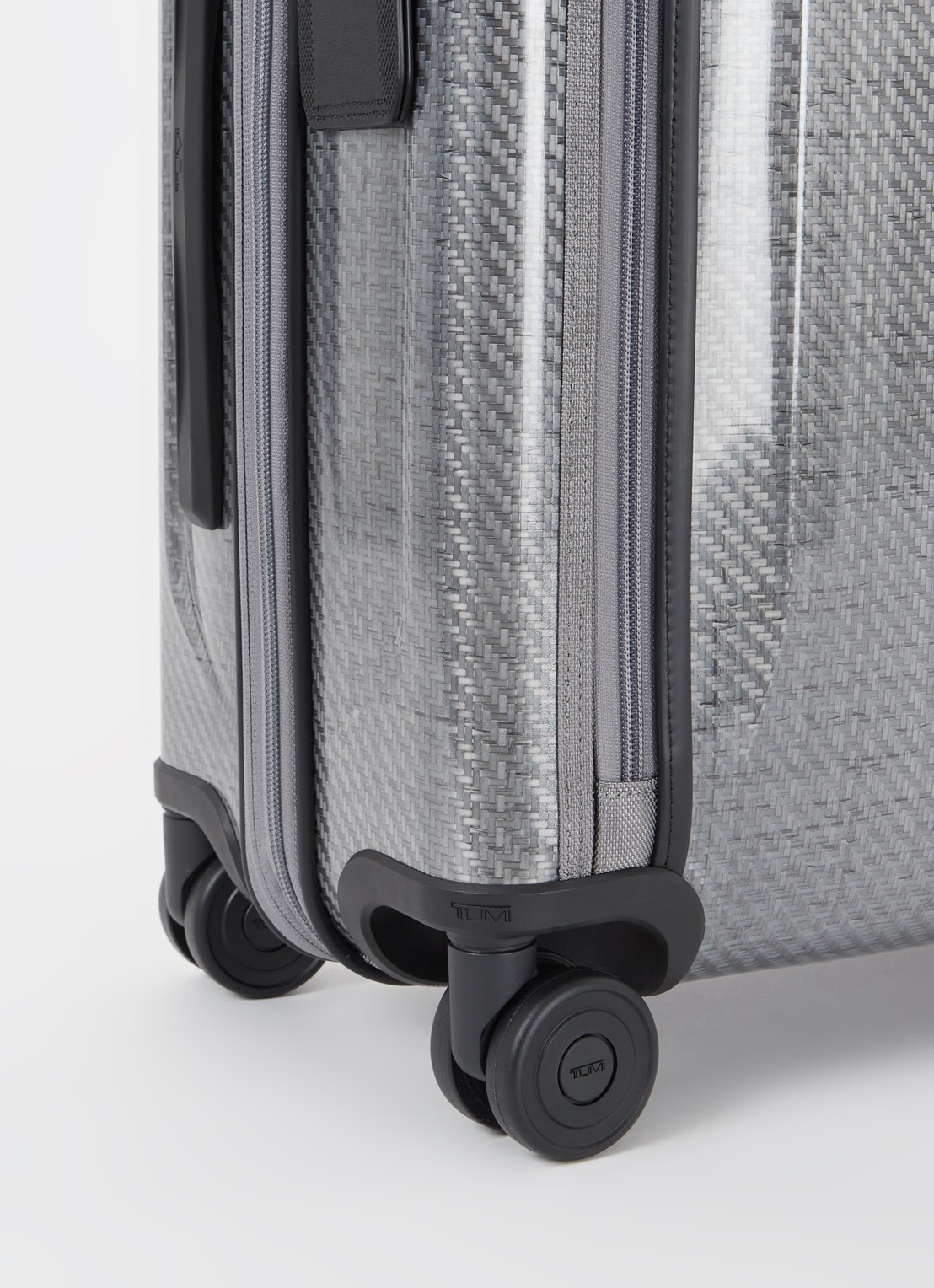 TUMI Tegra-Lite Continental Front Pocket vergrootbare spinner 55 cm  - detail 2 grijs