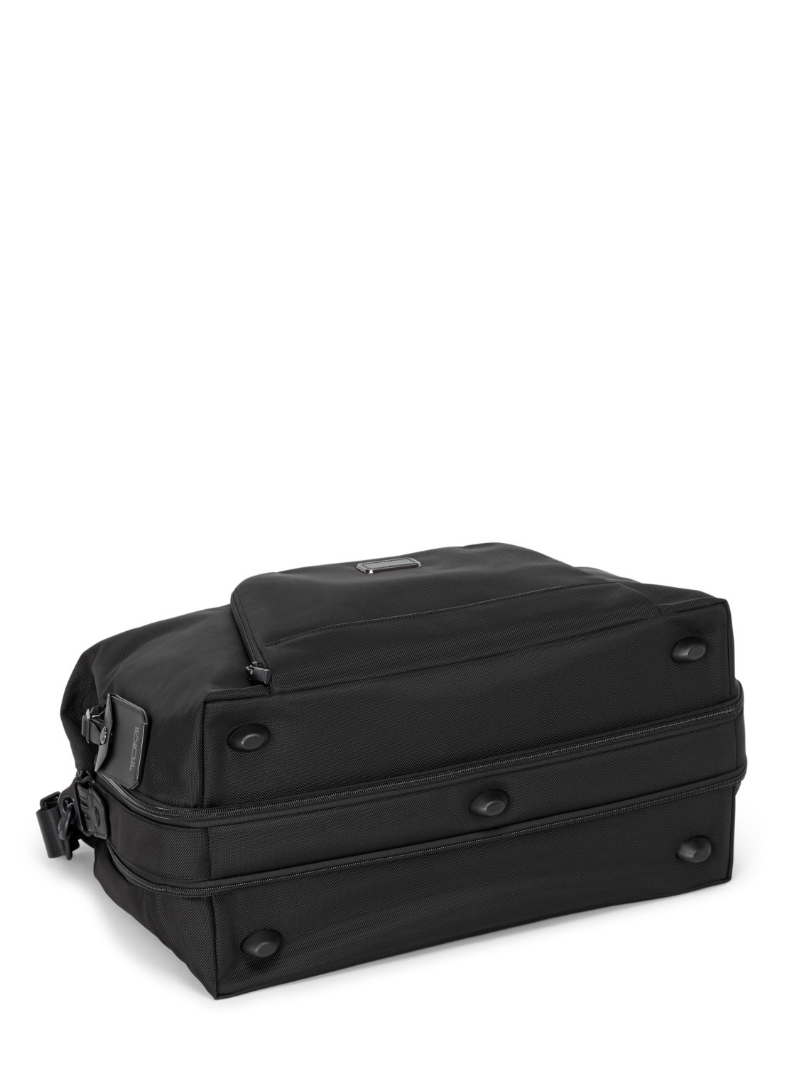 TUMI Vergrootbare weekendtas met afneembare schouderriem - detail 3 zwart