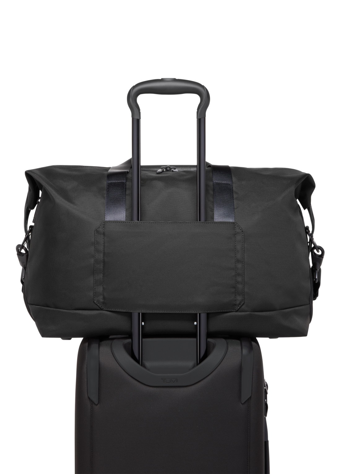 TUMI Vergrootbare weekendtas met afneembare schouderriem - detail 4 zwart