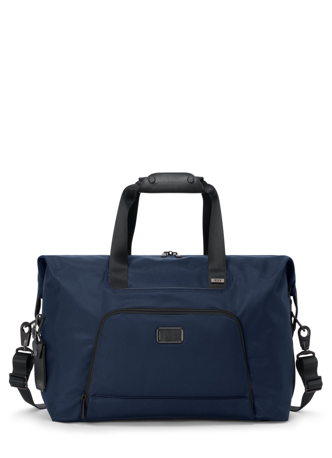 TUMI Vergrootbare weekendtas met afneembare schouderriem - voorkant 5 donkerblauw