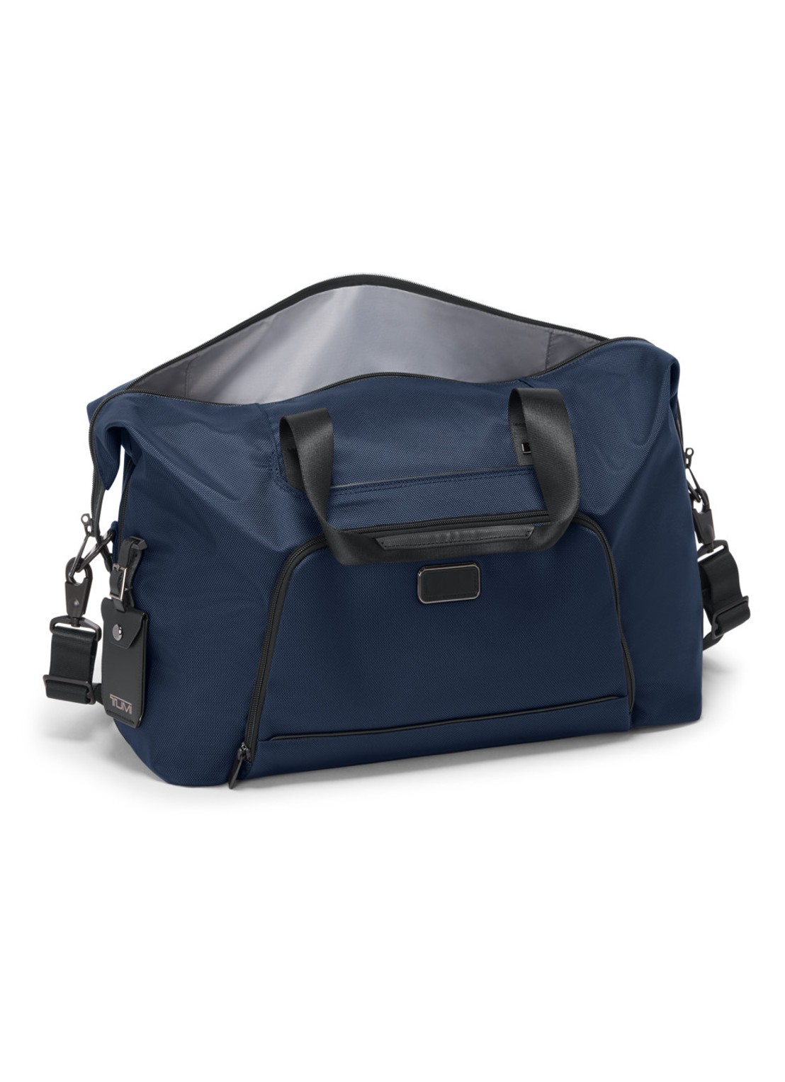 TUMI Vergrootbare weekendtas met afneembare schouderriem - voorkant 6 donkerblauw