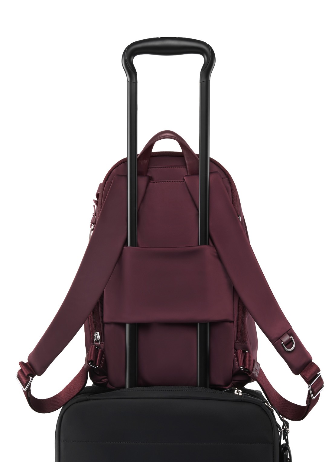 TUMI Voyageur Celina rugzak met 16 inch laptopvak - detail 4 bordeauxrood