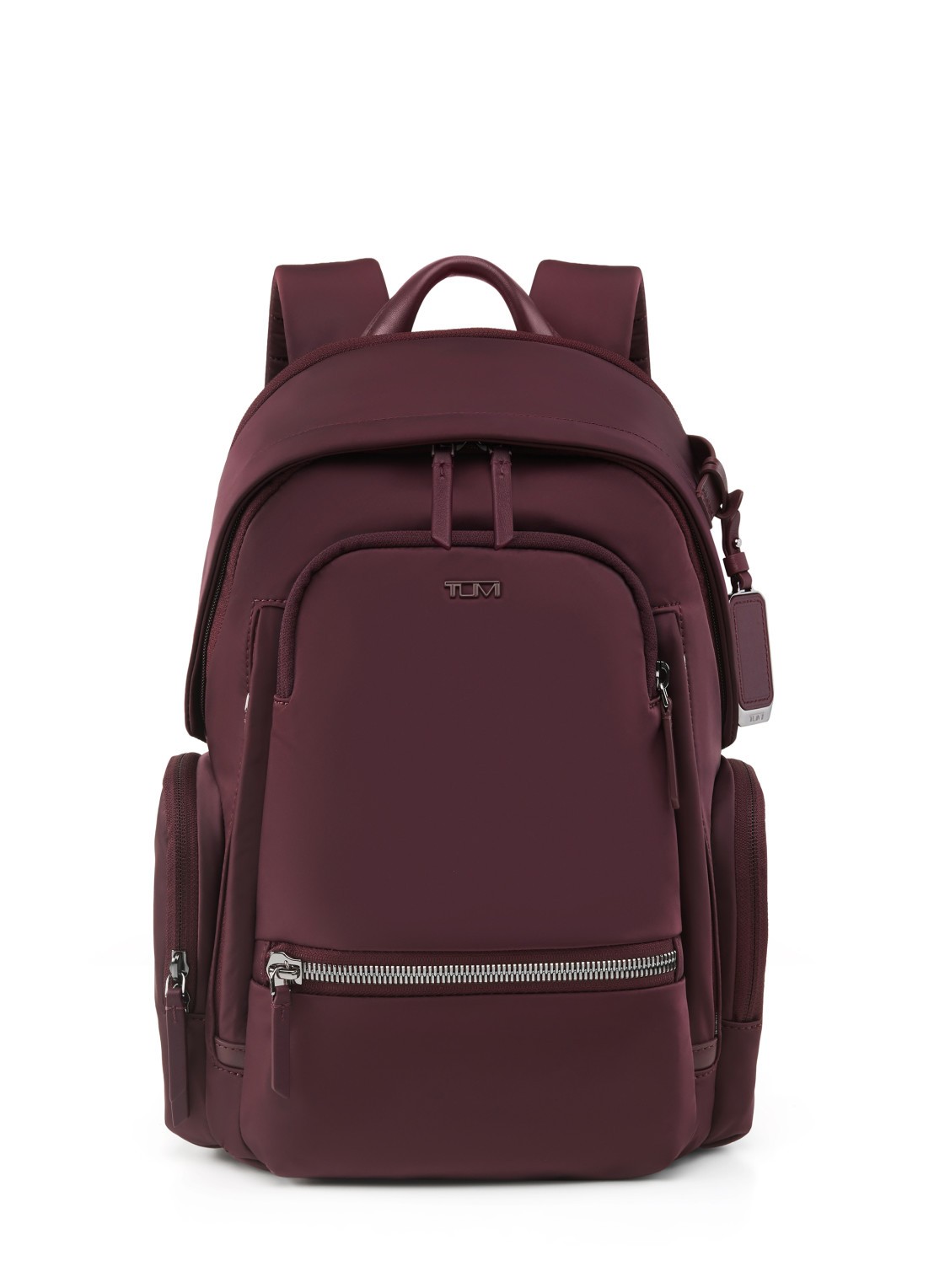 TUMI Voyageur Celina rugzak met 16 inch laptopvak - voorkant bordeauxrood