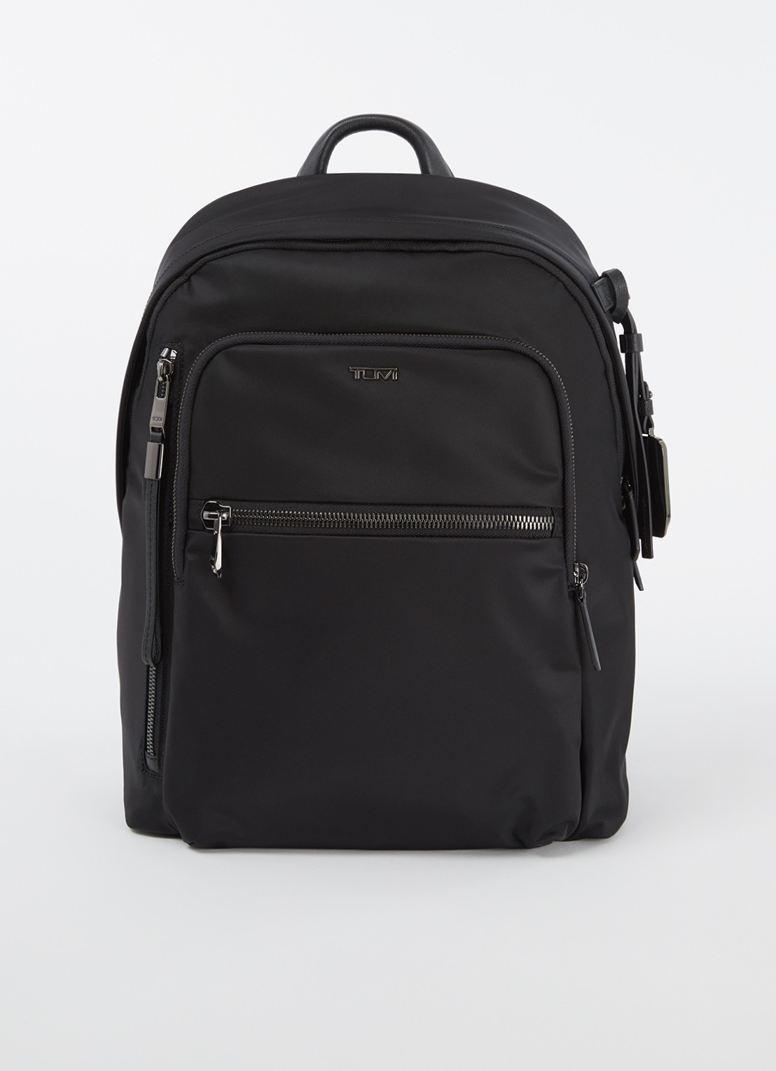 TUMI Voyageur Halsey rugzak met 14 inch laptopvak - voorkant 3 zwart