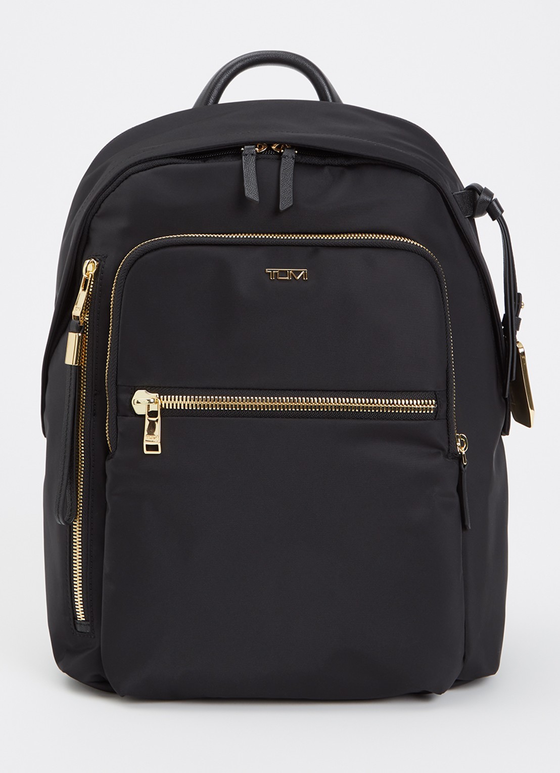 TUMI Voyageur Halsey rugzak met 14 inch laptopvak - voorkant 2 zwart