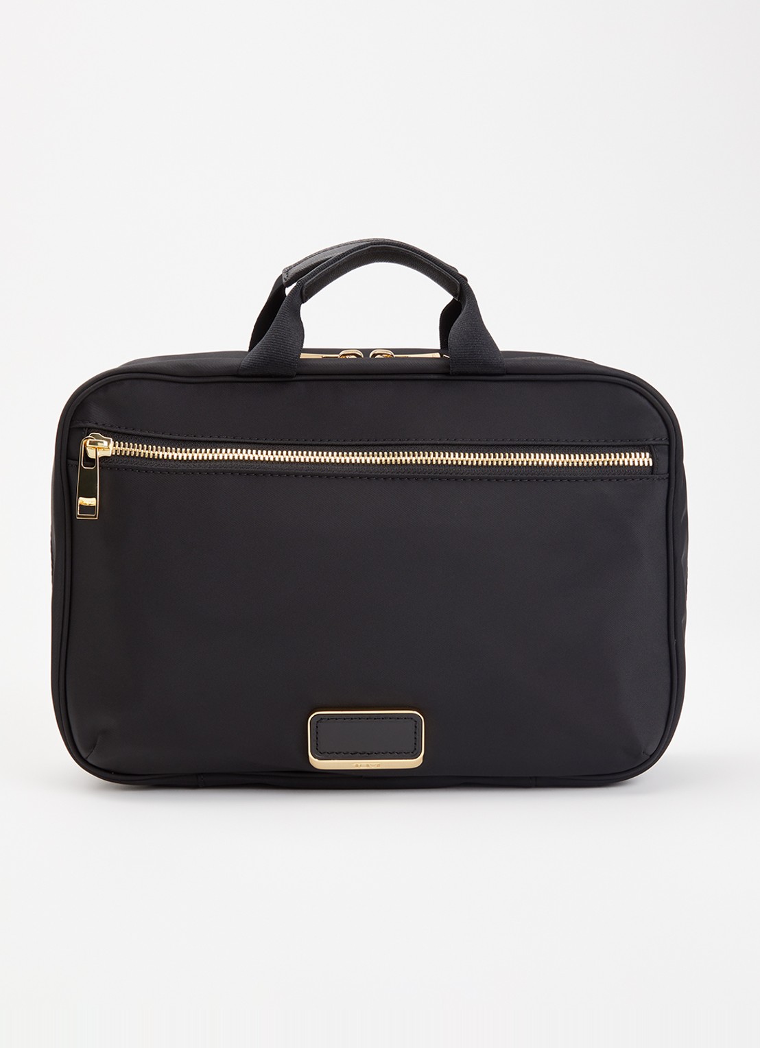 TUMI Voyageur Madeline toilettas met logo - voorkant 2 zwart