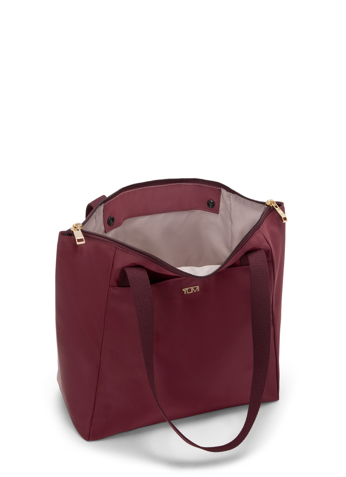 TUMI Voyageur Small shopper met uitneembaar etui - voorkant 3 bordeauxrood