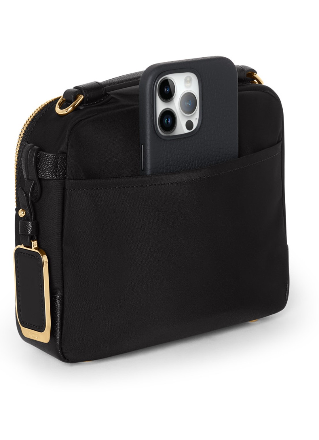 TUMI Voyageur Teghan crossbodytas met verstelbare schouderriem - detail 4 zwart
