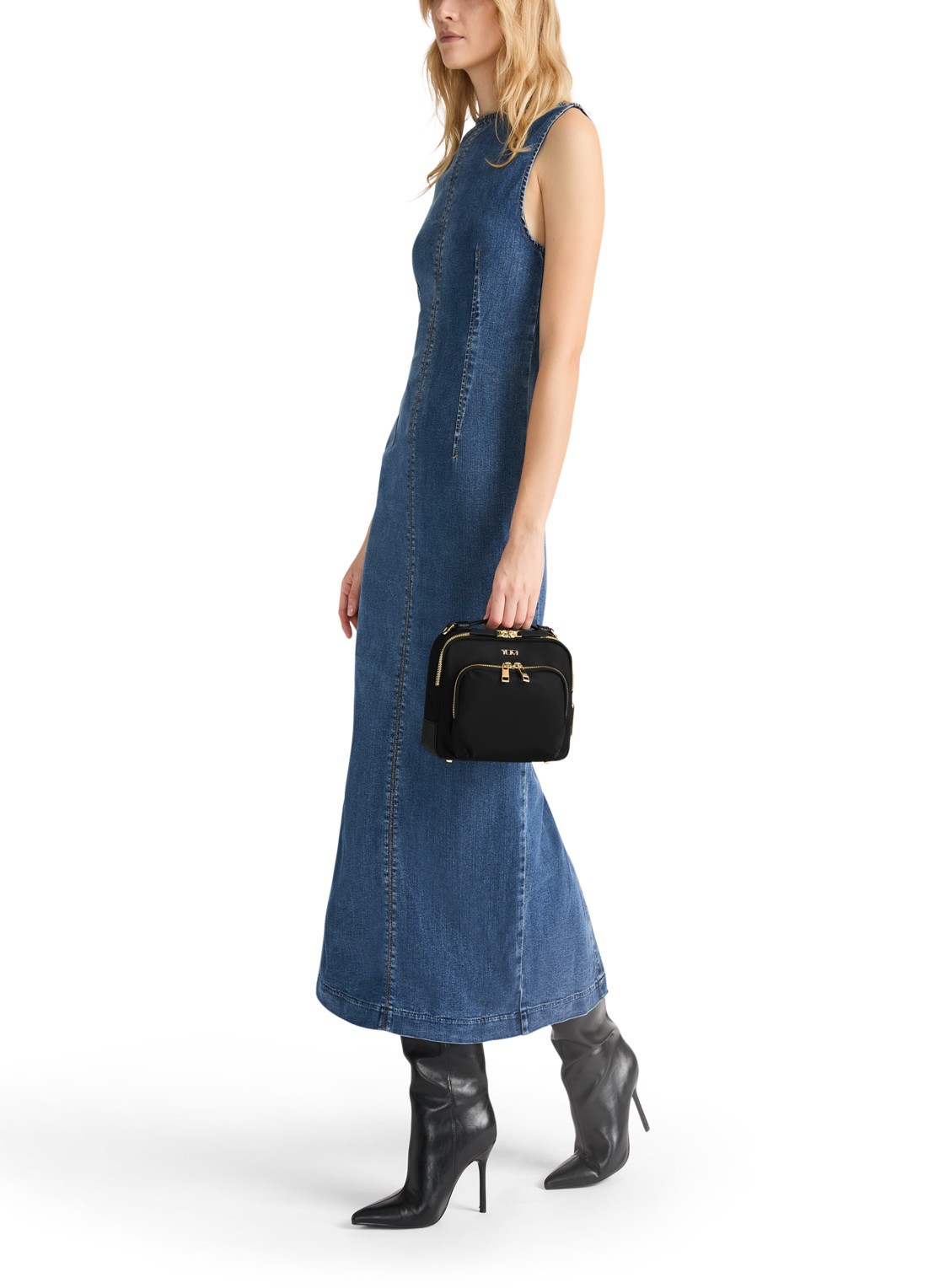 TUMI Voyageur Teghan crossbodytas met verstelbare schouderriem - detail 5 zwart