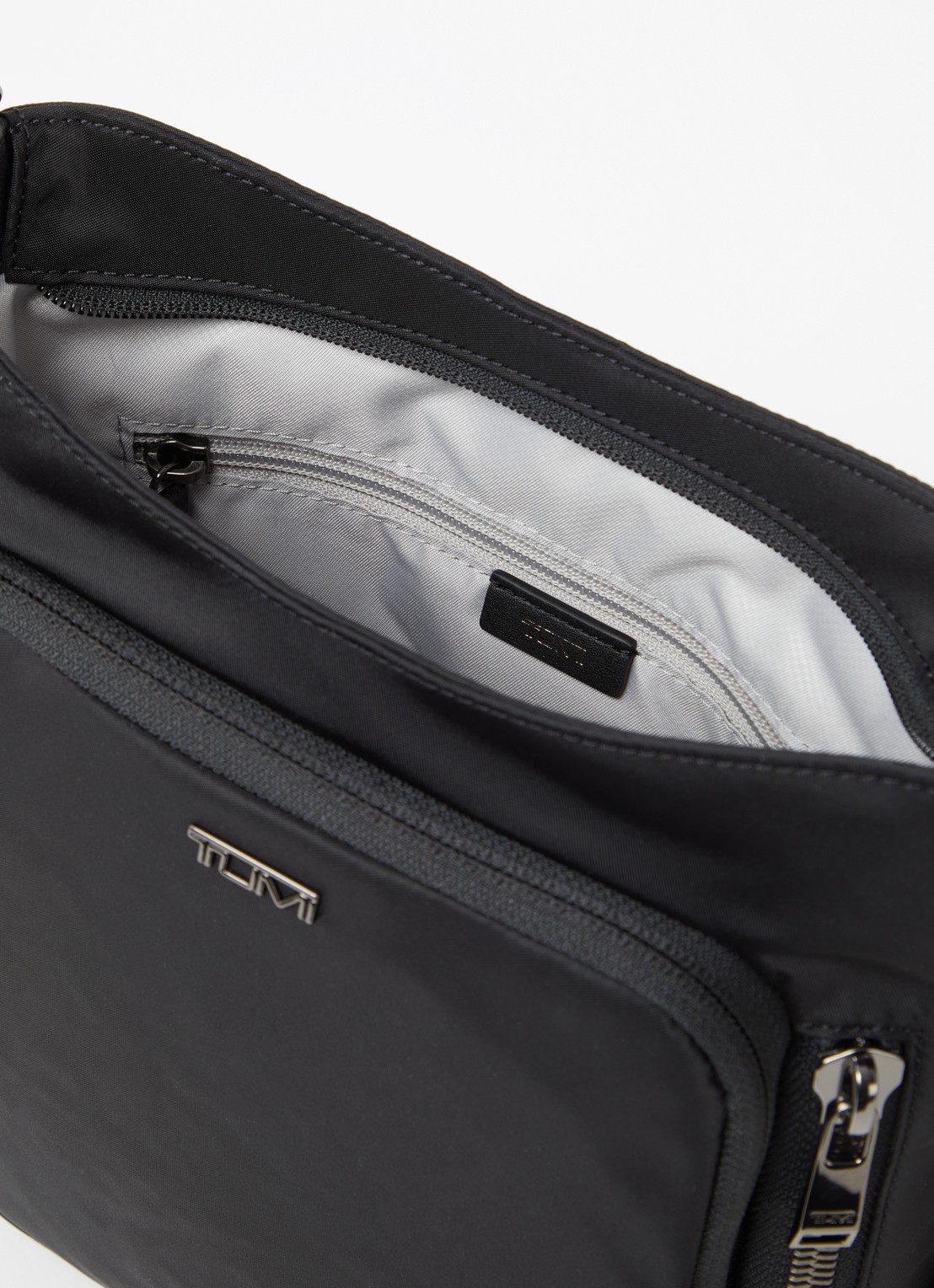 TUMI Voyageur Tyler crossbodytas met leren details - detail 2 zwart