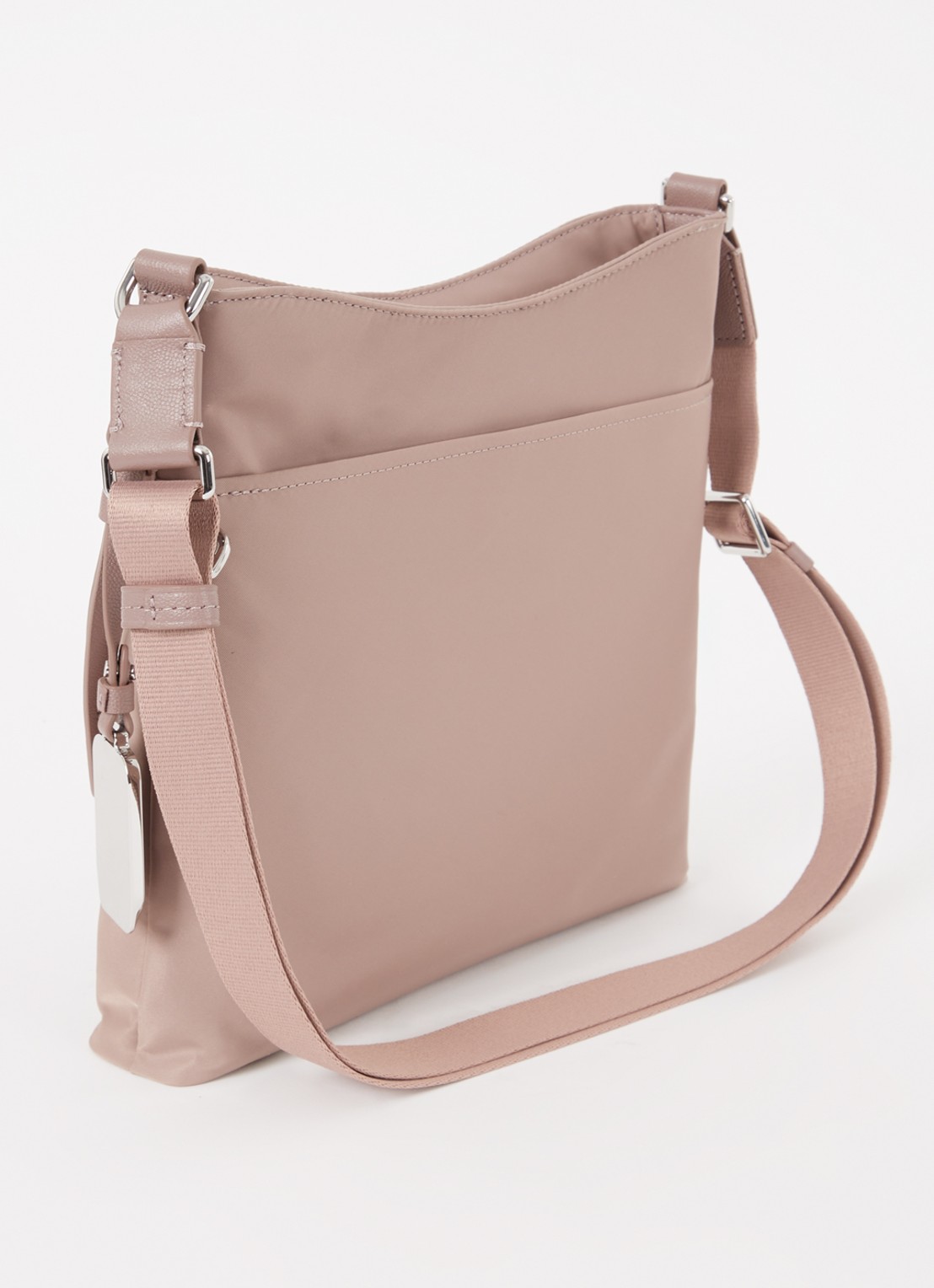 TUMI Voyageur Tyler crossbodytas met leren details - achterkant oudroze