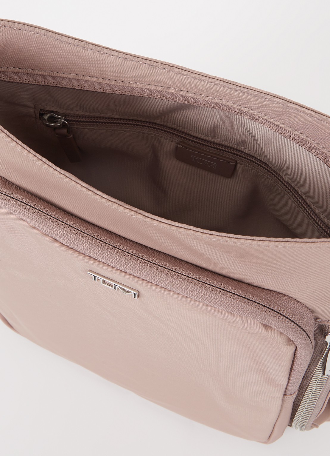 TUMI Voyageur Tyler crossbodytas met leren details - detail 3 oudroze