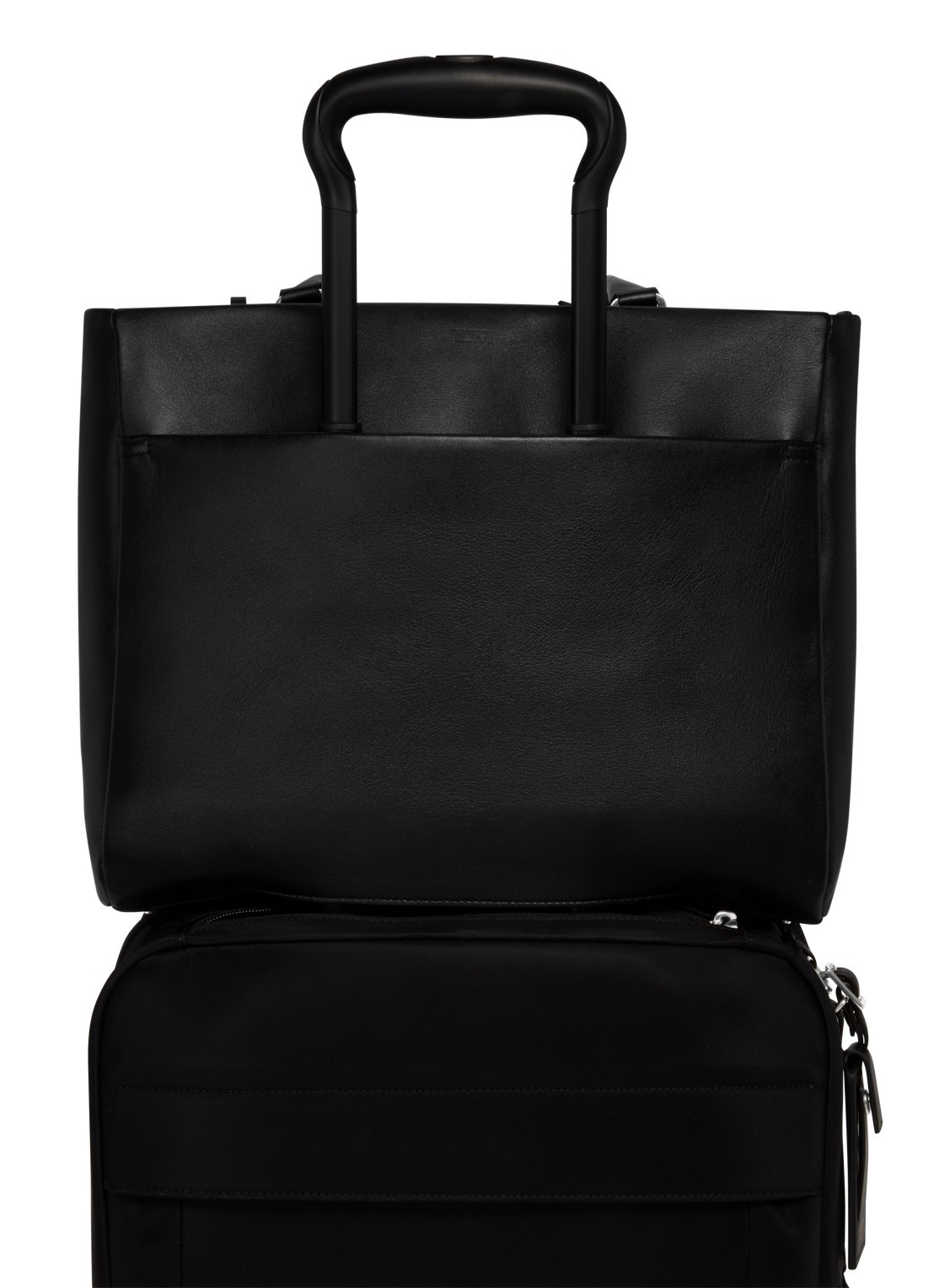 TUMI Voyageur Vail Medium crossbodytas met 16 inch laptopvak - detail zwart