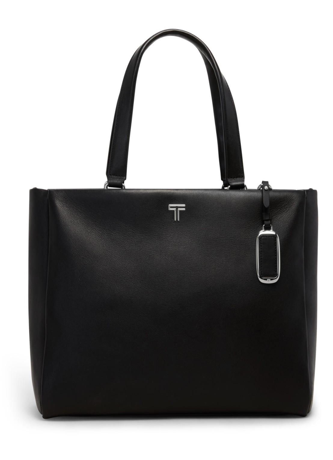 TUMI Voyageur Vail Medium crossbodytas met 16 inch laptopvak - voorkant 3 zwart