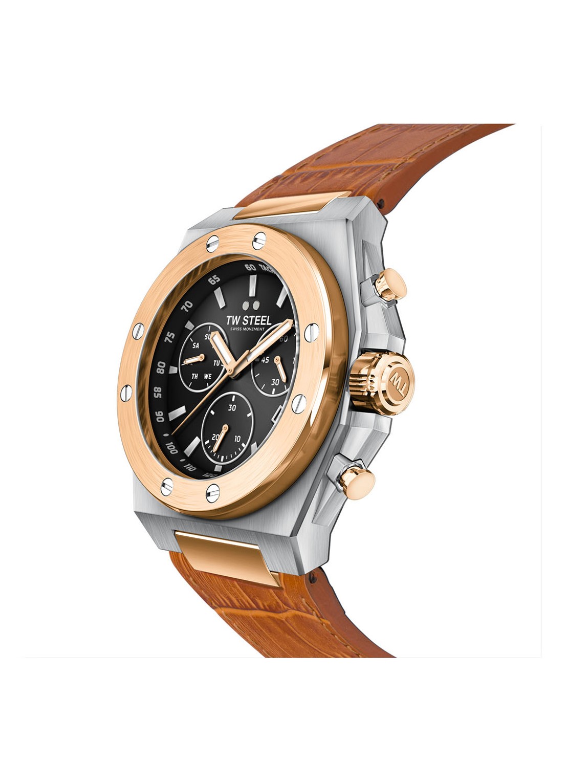 TW Steel Ceo Tech horloge TWCE4087 - detail zilver