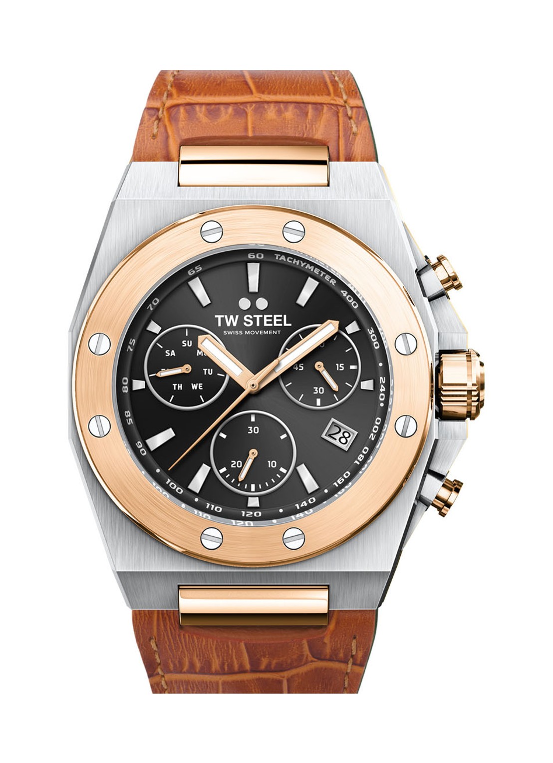 TW Steel Ceo Tech horloge TWCE4087 - voorkant 4 zilver