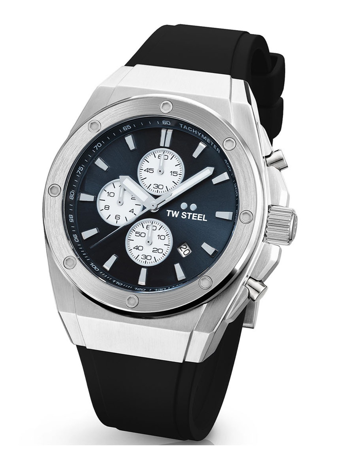 TW Steel Ceo Tech horloge TWCE4100  - voorkant transparant