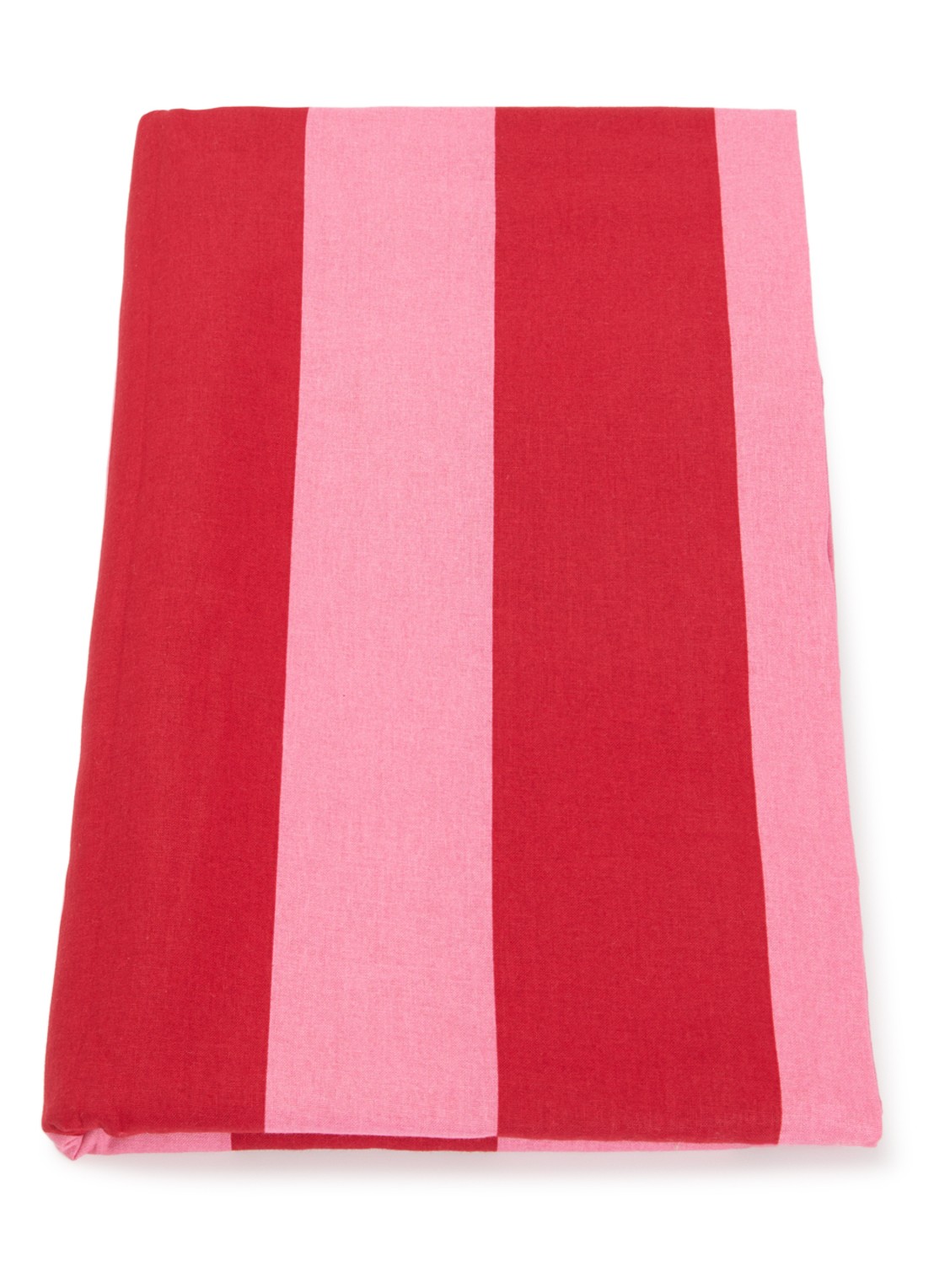 Twizzell Red and pink tafelkleed van katoen 3 x 1,8 meter  - voorkant rood