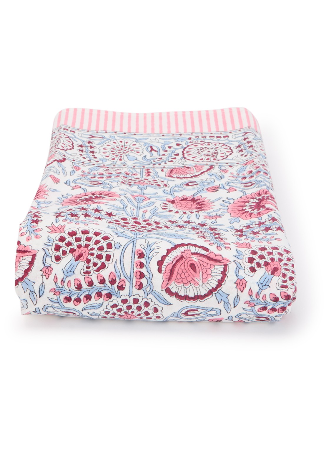 Twizzell Tafelkleed van katoen 3 x 1,7 meter  - voorkant roze