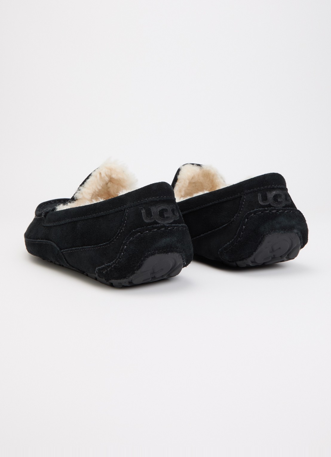 UGG Ascot instapper van suède - achterkant zwart