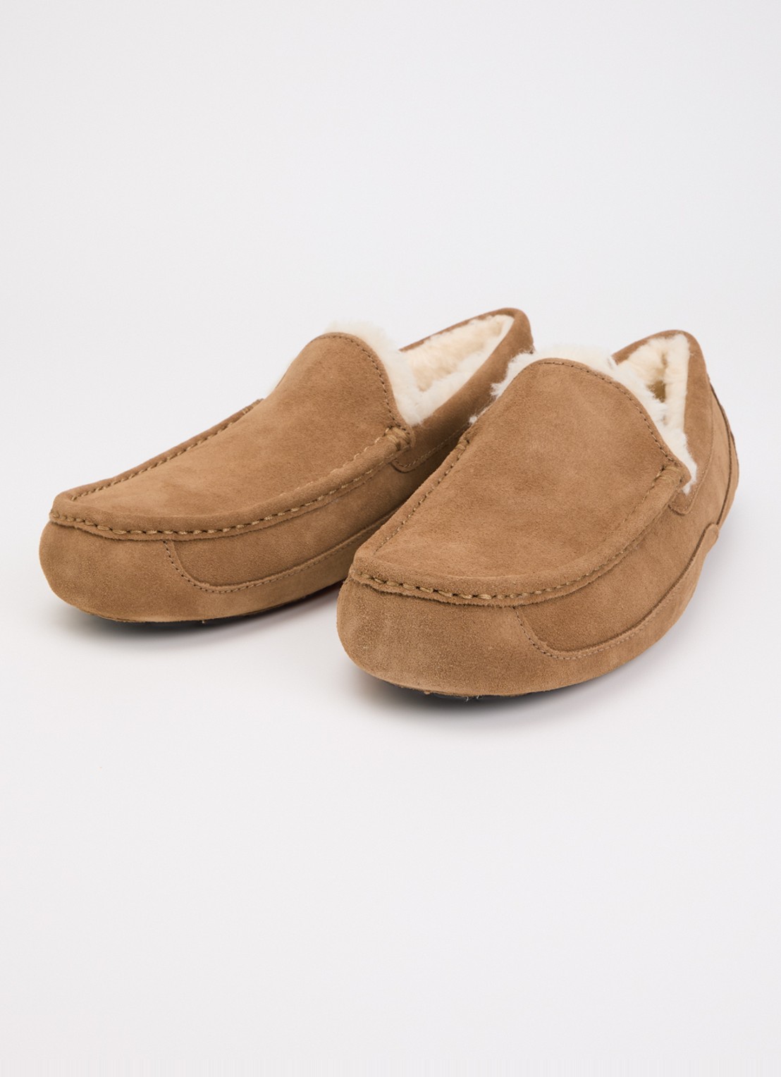 UGG Ascot instapper van suède - detail 3 cognac