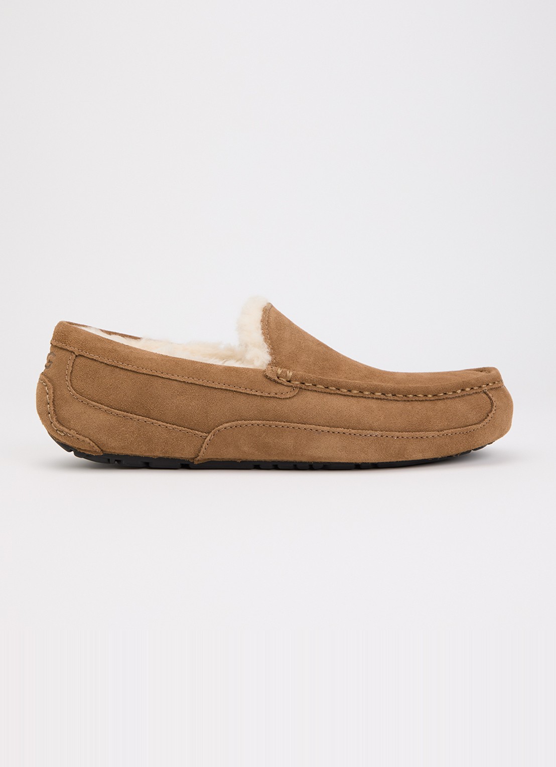 UGG Ascot instapper van suède - voorkant cognac
