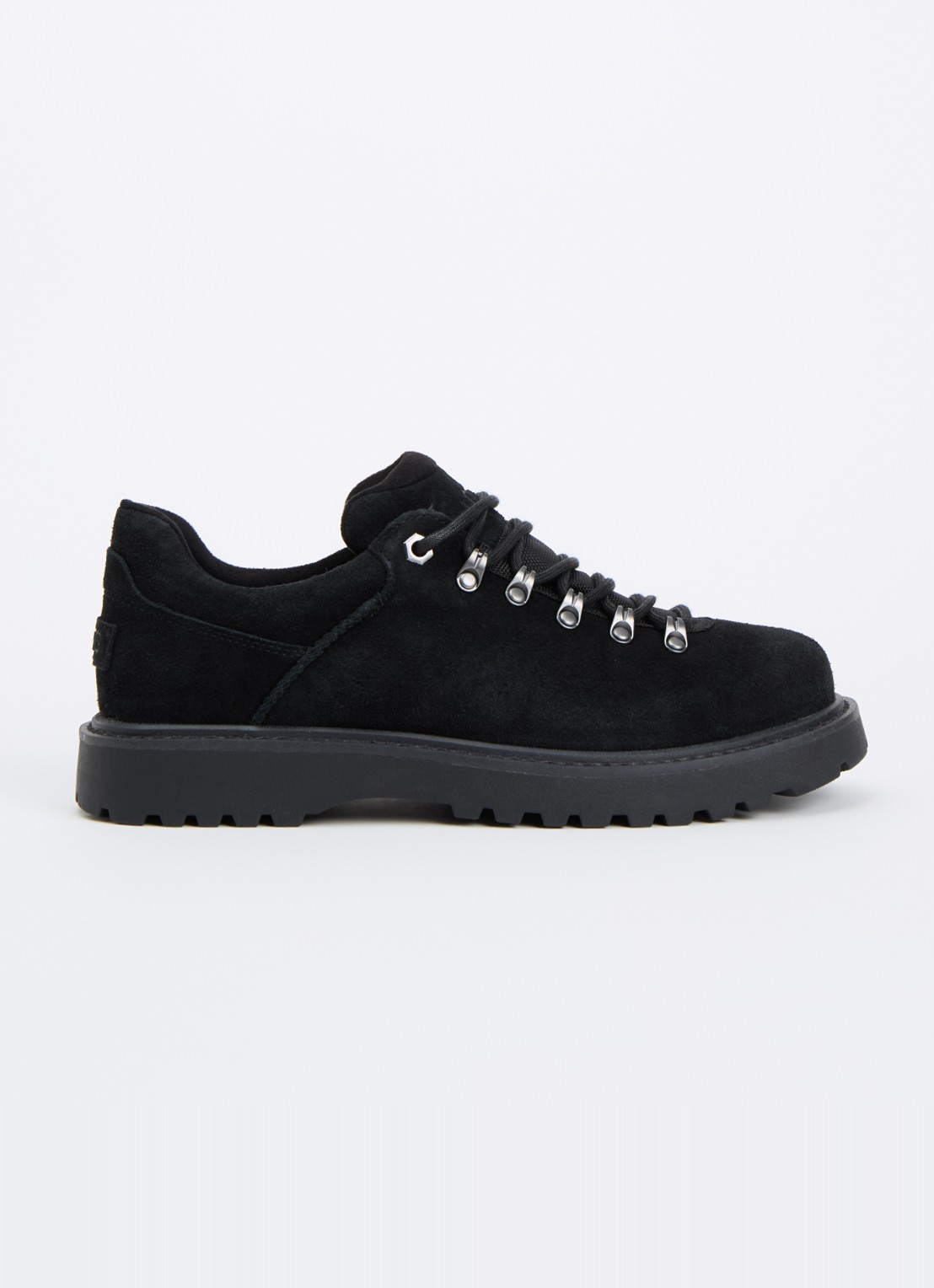 UGG Birch veterschoen van suède - voorkant 2 zwart