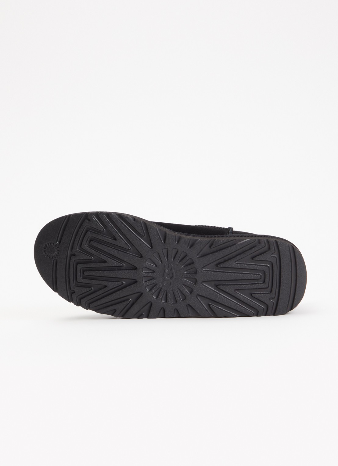 UGG Classic Micro instapper van suède - detail 3 zwart