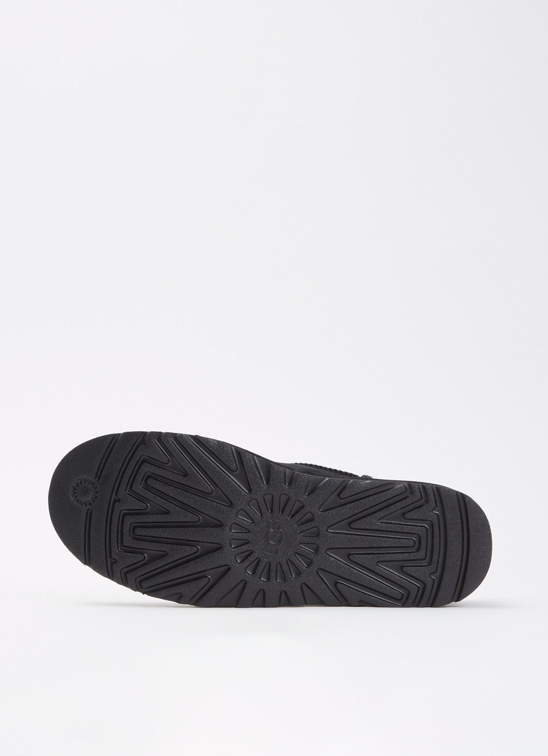 UGG Classic Micro instapper van suède - detail 4 zwart