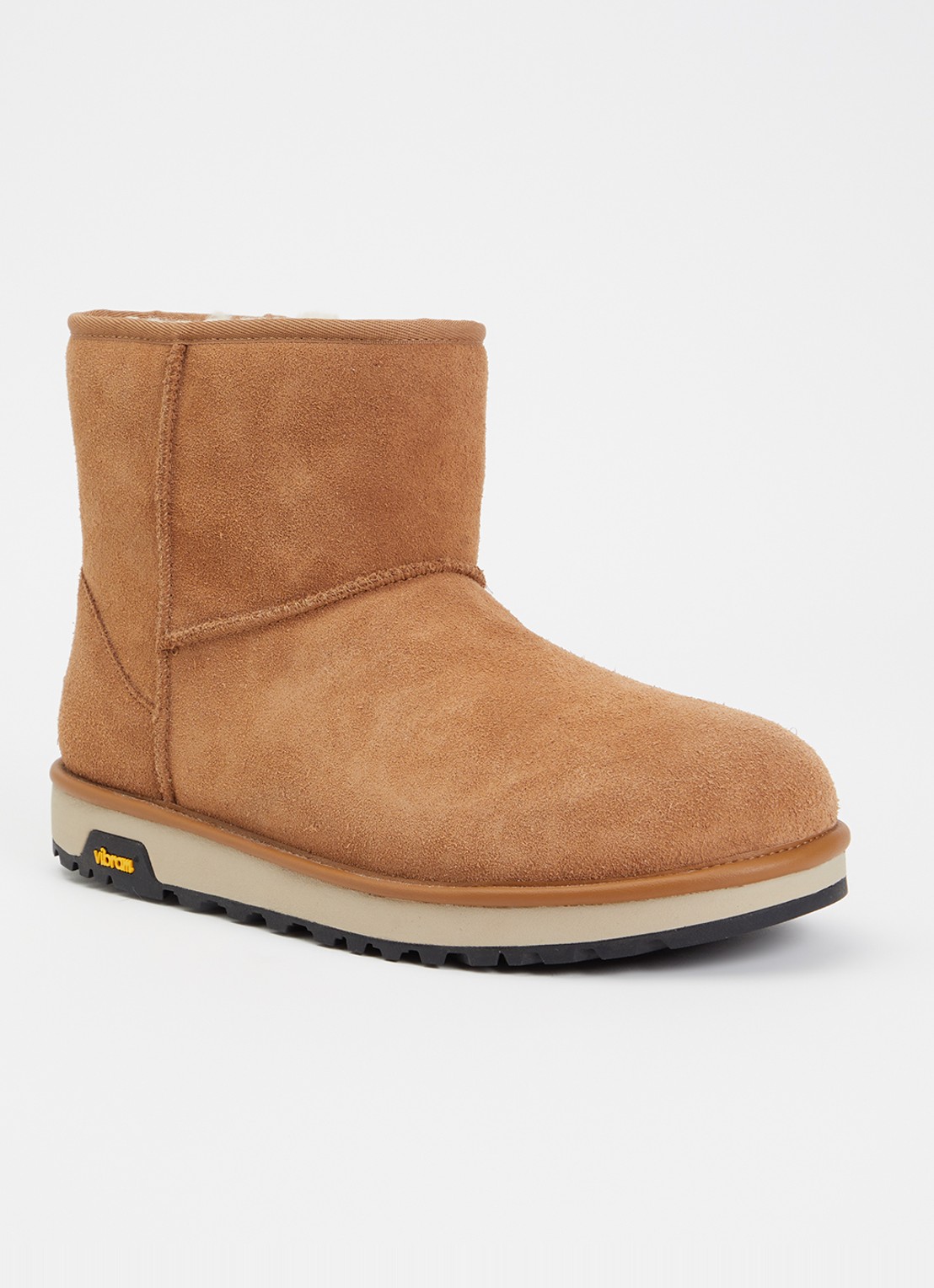 UGG Classic Mini GTX laars van suède - voorkant camel